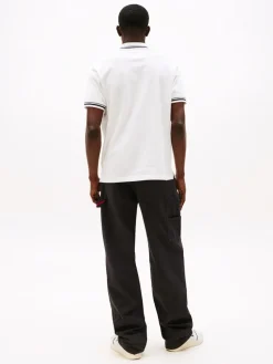 Tommy Jeans miesten pikeepaita, TJM REG TIPPED POLO Luonnonvalkoinen