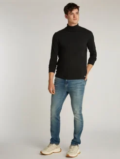 Tommy Jeans Miesten Poolopaita, TJM TURTLENECK TEE Musta