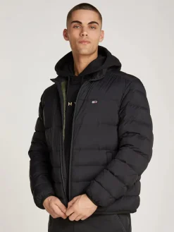 Tommy Jeans Miesten Talvitakki, TJM PACKABLE LT DOWN JACKET Musta