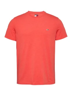 Tommy Jeans Miesten T-paita, SLIM JASPE TEE Oranssi