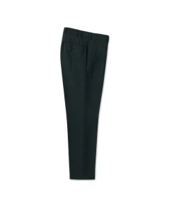 Turo puvunhousut Helsinki Slim Fit Suit Trousers Vitale, tummanvihreä