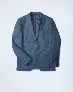 Turo Tailor miesten bleiseri, BILBAO HALF LINED MODERN FIT Sininen