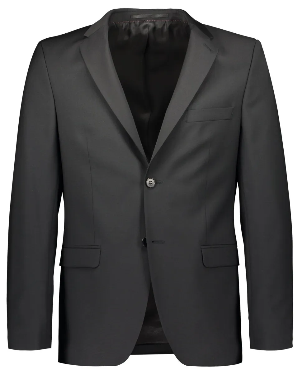 Turo Tailor, Miesten Puvuntakki, Colin 3280, Extra Slim Fit Musta