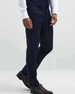 Turo Tailor miesten puvunhousut, HOUSTON Navy