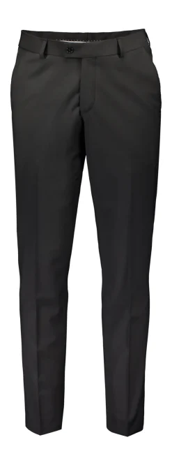 Turo Tailor, Miesten Puvunhousut, Elmer 3280, Slim Fit Housu Musta