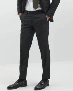 Turo Tailor Suorat Housut, Marzotto Musta