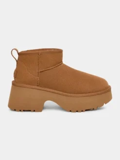 UGG Naisten Kengät, W CLASSIC ULTRA MINI NEW HEIGHTS Kaakaonruskea