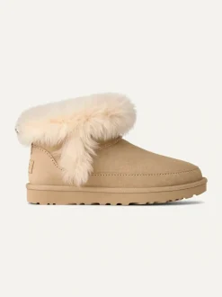 UGG naisten kengät W CLASSIC ULTRA MINI CHALET, hiekka