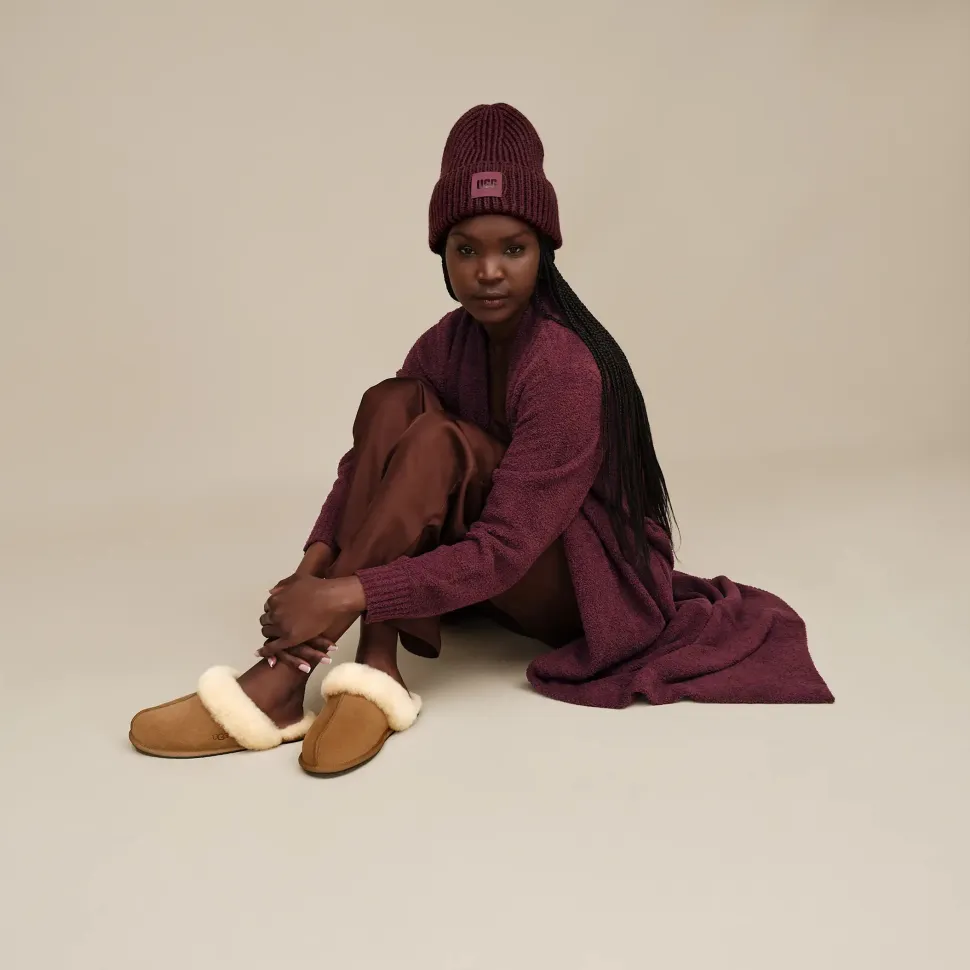 UGG tossut W Scuffette II, kaakaonruskea