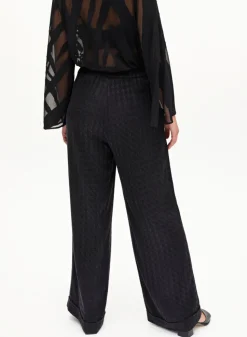 Uhana naisten housut, CHARMER PANTS MUSTA