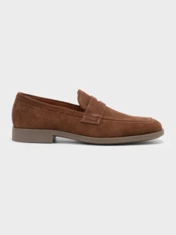 Vagabond miesten kengät, TROY SUEDE LOAFER Keskiruskea