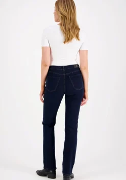 Very Nice Farkut, Caramel 8411 Curvy Fit Tummansininen