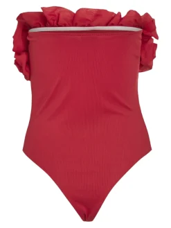 Vila naisten body, VITOVE S/L BODYSTOCKING Red