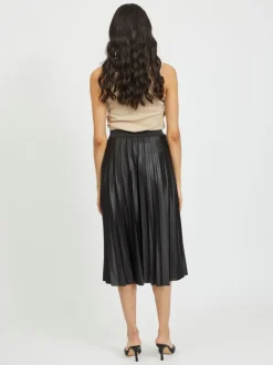 Vila, Naisten Hame, Vinitban Skirt Musta