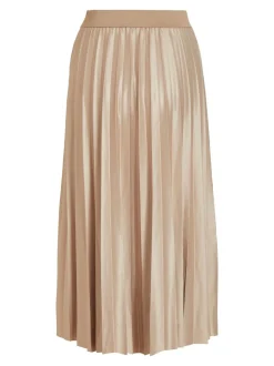 Vila, Naisten Hame, Vinitban Skirt Vaalea Beige