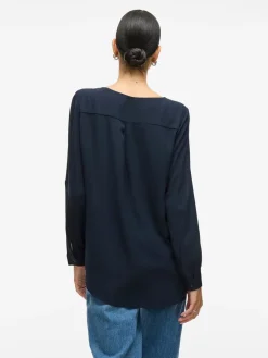 Vila naisten paita Vilucy LS Shirt, Total Eclipse