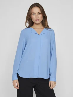 Vila naisten paita Vilucy LS Shirt, sininen