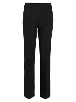 Vila Naisten Suoralahkeiset Housut, VIBILLIE HW PANT NOOS Musta