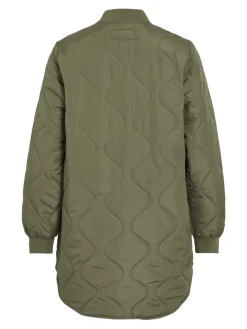 Vila naisten tikkitakki VITATE L/S QUILT JACKET - NOOS, Olivine