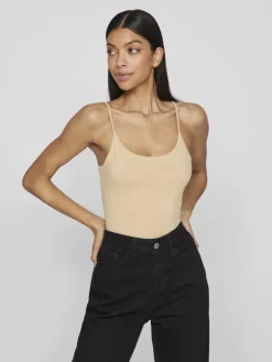 Vila naisten toppi Vikenza Singlet, Cuban Sand