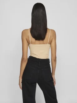 Vila naisten toppi Vikenza Singlet, Cuban Sand