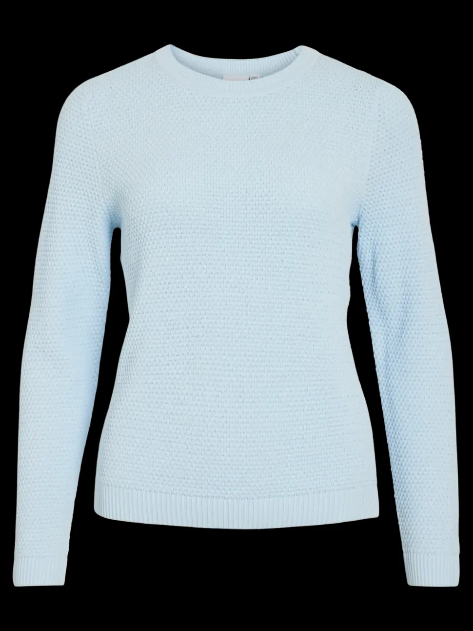 Vila neule, VIDALO O-NECK L/S KNIT TOP Nantucket Breeze
