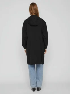 Vila pitkä parkatakki, VISILIANA LONG PARKA JACKET Musta