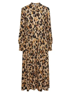 Y.A.S mekko, YASALIRA LS LONG DRESS S Ruskea Kuosi