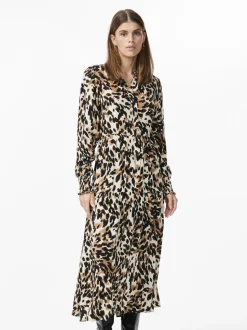 Y.A.S mekko, YASALIRA LS LONG DRESS S Beige Kuosi