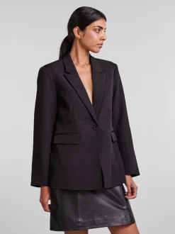 Y.A.S Naisten Bleiseri, K-YASBLURIS LS BLAZER NOOS Musta