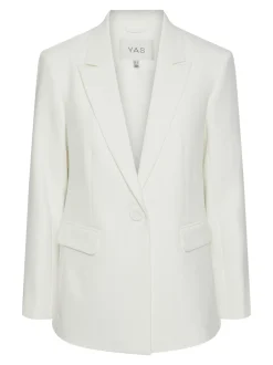 Y.A.S Naisten Bleiseri, YASLIKKA LS BLAZER Valkoinen