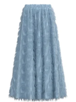 Y.A.S naisten hame, YASPAZYLLA HMW MAXI SKIRT Vaaleansininen