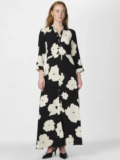 Y.A.S Naisten Maksimekko YASSAVANNA LONG SHIRT DRESS Black Mille