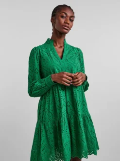 Y.A.S Naisten Mekko YASHOLI LS DRESS S Vihreä