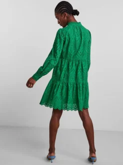 Y.A.S Naisten Mekko YASHOLI LS DRESS S Vihreä