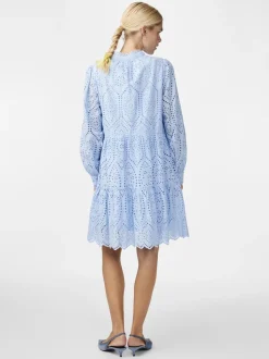 Y.A.S Naisten Mekko YASHOLI LS DRESS S Vaaleansininen