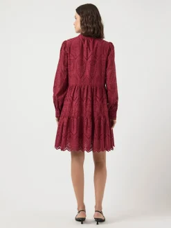 Y.A.S Naisten Mekko YASHOLI LS DRESS S Tibetan Red