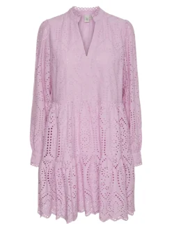 Y.A.S Naisten Mekko YASHOLI LS DRESS S Vaaleanpunainen