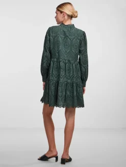 Y.A.S Naisten Mekko YASHOLI LS DRESS S Khaki