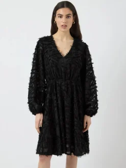 Y.A.S naisten mekko, YASPARIA LS DRESS S. Black