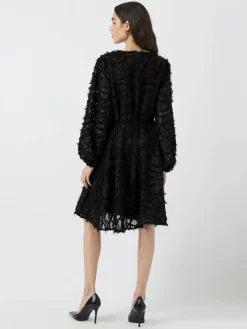 Y.A.S naisten mekko, YASPARIA LS DRESS S. Black