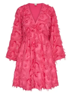 Y.A.S naisten mekko, YASPAZYLLA 7/8 DRESS Pinkki