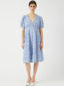 Y.A.S naisten mekko, YASROSIVA 2/4 MIDI DRESS S Vaaleansininen