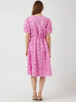 Y.A.S naisten mekko, YASROSIVA 2/4 MIDI DRESS S Vaaleanpunainen