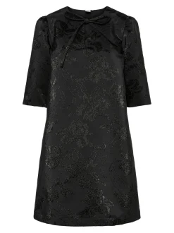 Y.A.S Naisten Mekko, YASSONYA 2/4 DRESS - D2D Musta