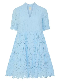 Y.A.S Naisten Minimekko YASHOLI SS DRESS Keskisininen