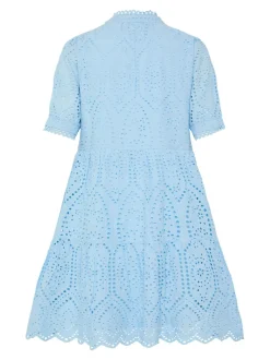Y.A.S Naisten Minimekko YASHOLI SS DRESS Keskisininen