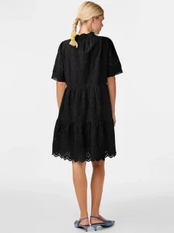 Y.A.S Naisten Minimekko YASHOLI SS DRESS Musta