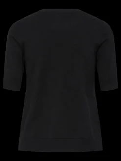 Y.A.S naisten neule, YASLENA SS KNIT PULLOVER S. Black