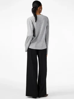 Y.A.S Naisten Neuletakki, YASEMILIE LS CARDIGAN KNIT S. NOOS Grafiitti